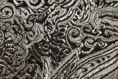 Ткань костюмная жаккард №11, 140 гр/м2, шир.150см, цвет тем.серебро - купить в Благовещенске. Цена 383.29 руб.