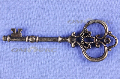 Декоративный элемент для творчества из металла "Ключ"8,5 см  - купить в Благовещенске. Цена: 26.66 руб.