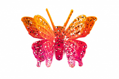 Бабочка декоративная пластиковая #10 - купить в Благовещенске. Цена: 7.09 руб.