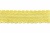 Тесьма кружевная 0621-1212А, шир. 45 мм/уп. 20+/-1 м, цвет 017-жёлтый - купить в Благовещенске. Цена: 1 033.32 руб.