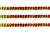 Пайетки "ОмТекс" на нитях, CREAM, 6 мм С / упак.73+/-1м, цв. 96 - красный - купить в Благовещенске. Цена: 484.77 руб.