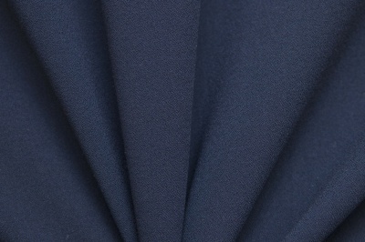 Костюмная ткань с вискозой "Бриджит", 210 гр/м2, шир.150см, цвет т.синий - купить в Благовещенске. Цена 564.96 руб.
