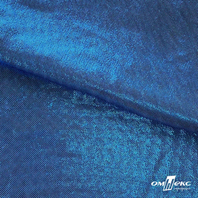 Трикотажное полотно голограмма, шир.140 см, #602 -голубой/голубой - купить в Благовещенске. Цена 385.88 руб.