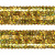 Тесьма с пайетками D16, шир. 20 мм/уп. 25+/-1 м, цвет золото - купить в Благовещенске. Цена: 786.13 руб.