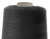 Швейные нитки (армированные) 28S/2, нам. 2 500 м, цвет чёрный - купить в Благовещенске. Цена: 139.91 руб.