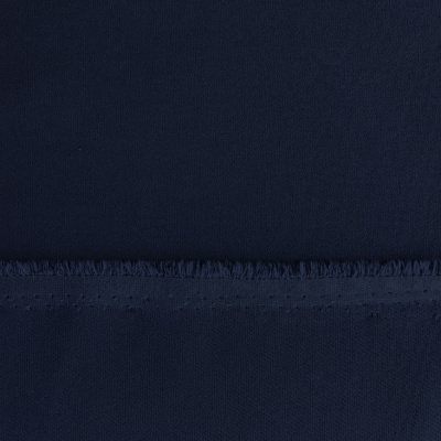 Костюмная ткань "Элис", 220 гр/м2, шир.150 см, цвет т.синий - купить в Благовещенске. Цена 308 руб.