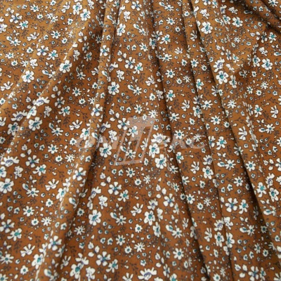 Плательная ткань "Фламенко" 11.1, 80 гр/м2, шир.150 см, принт растительный - купить в Благовещенске. Цена 239.03 руб.