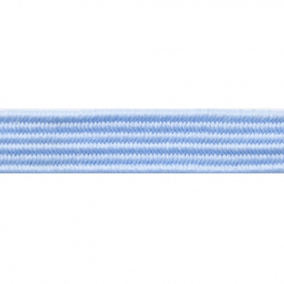 Резиновые нити с текстильным покрытием, шир. 6 мм ( упак.30 м/уп), цв.- 108-голубой - купить в Благовещенске. Цена: 155.22 руб.